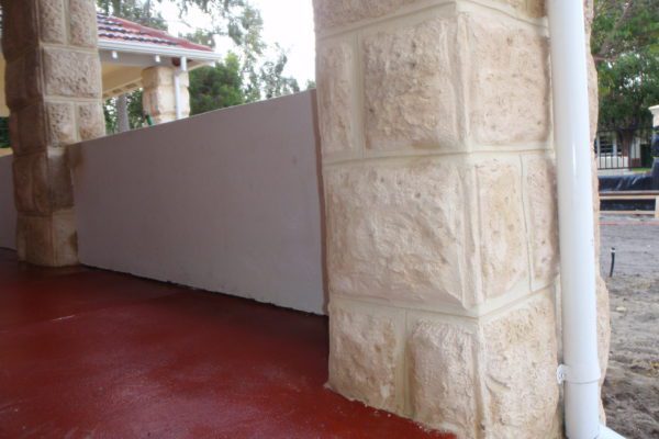 Limestone pillar repair